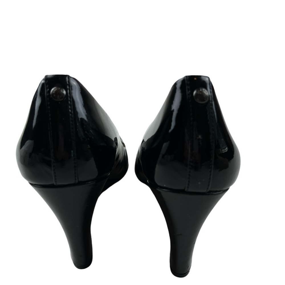 COACH Coach Roni Wedge Pumps Black Patent Leather Size 7 - Picture 5 of 7